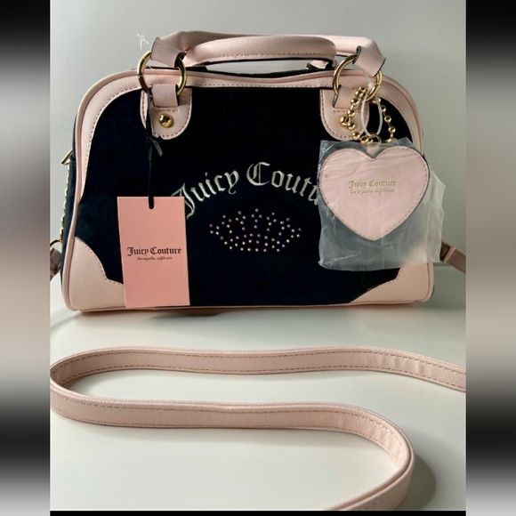 Juicy Couture Handbags - VIRAL Juicy Couture urban heritage velour bowler bag